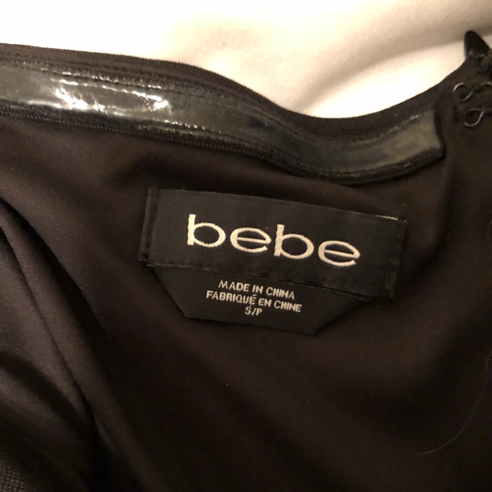 Bebe halter dress with front bow
